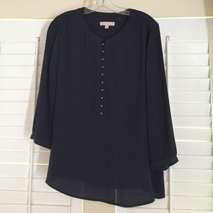 Banana Republic navy top