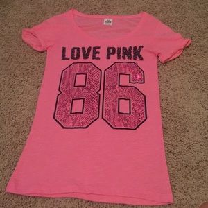 Victoria secret pink t-shirt