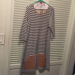 Anthropologie knit striped dress