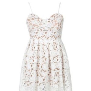 Lace white dress