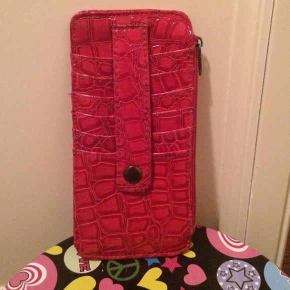 Gorgeous red velvet wallet