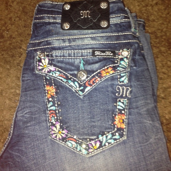Tropical Miss Me Jeans