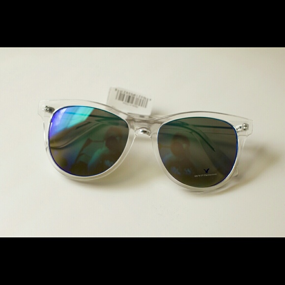 American Eagle Clear Rims Mirror Sunglasses