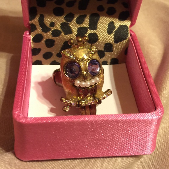 Betsey Johnson owl ring
