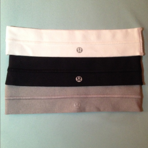 Black & White Lululemon Headbands