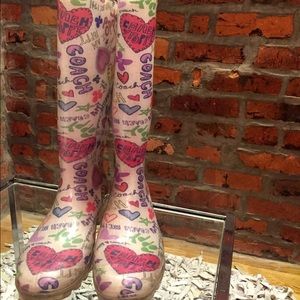 Coach rain boots