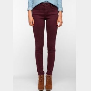 Levi corduroy skinnies