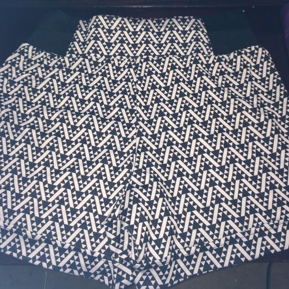 Black and White Shorts