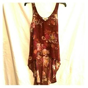 Floral Chiffon Shirt