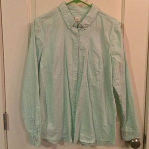 Light blue Oxford button up