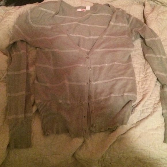 Grey and silver sparkly shall