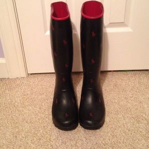 Polo Ralph Lauren rain boots good condition