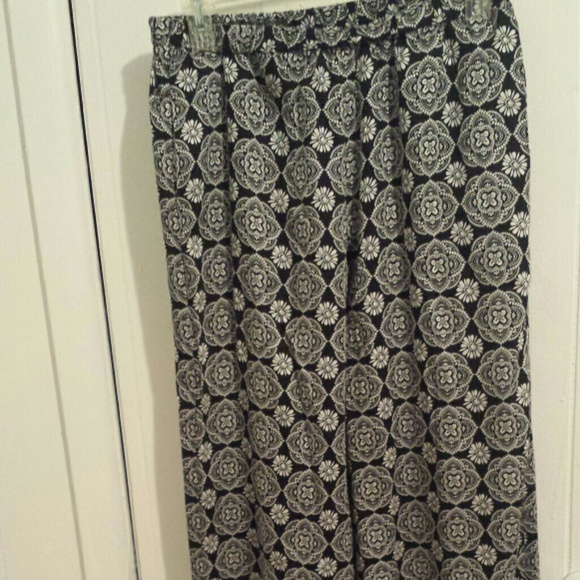 Never-Worn Daniel Rainn B&W Palazzo Pants
