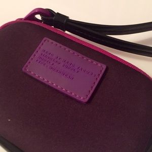 Marc by Marc Jacobs purple neoprene coin pouch