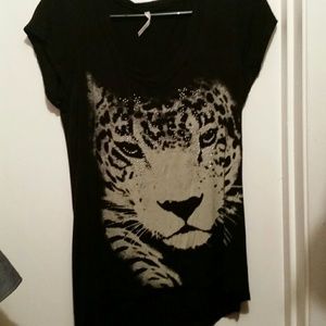 Animal print top