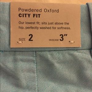 JCrew powder blue shorts