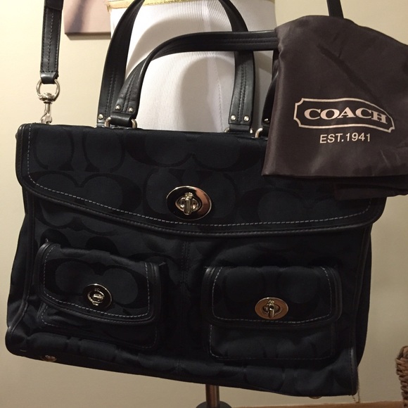 COACH Classic "C" logo Computer bag