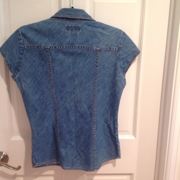 Express Jean button down top - Picture 2 of 3