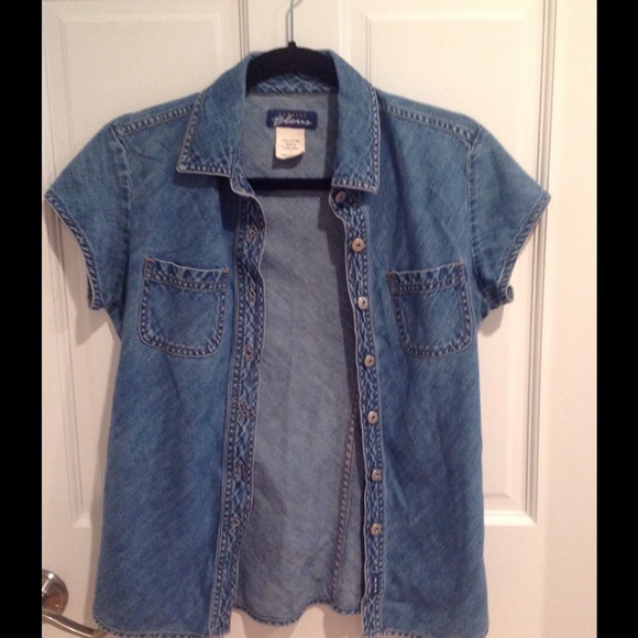 Express Jean button down top - Picture 3 of 3