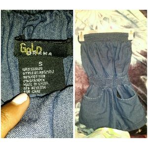 " gold orama " romper.