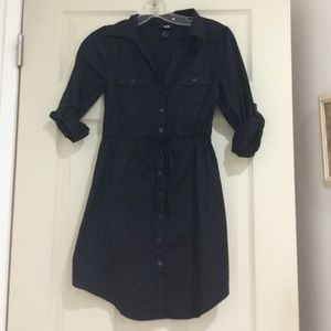 H&M black shirtdress