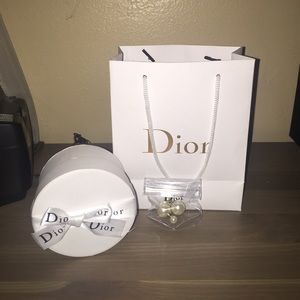 Authentic Dior Pearl Earrings