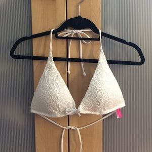 Victoria's Secret lace triangle top