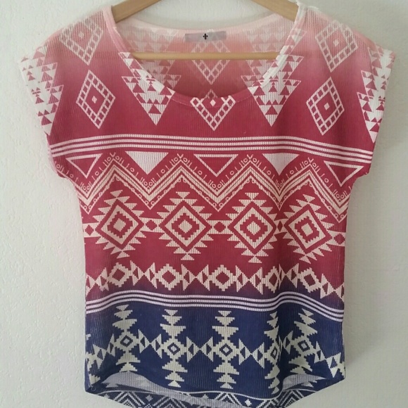 Geometric Print T-shirt