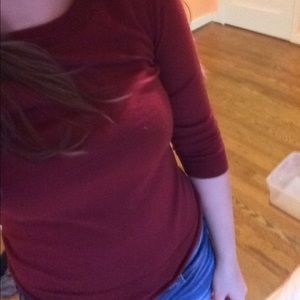 Maroon sweater