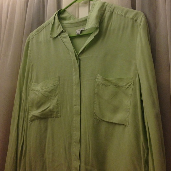 NWOT Halogen Green Top Size Medium M - Picture 2 of 4