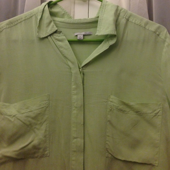 NWOT Halogen Green Top Size Medium M - Picture 4 of 4