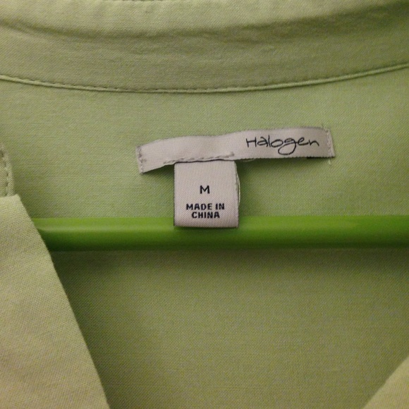 NWOT Halogen Green Top Size Medium M - Picture 3 of 4