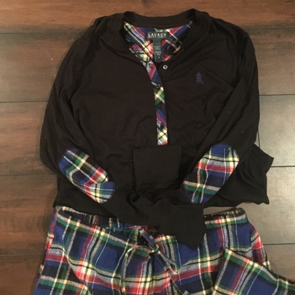 Ralph Lauren plaid pajama set size small