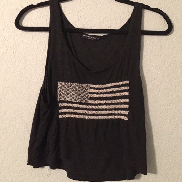 Brandy Melville Tank top with American flag