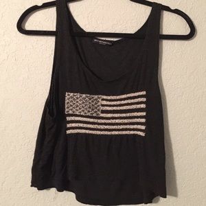 Brandy Melville Tank top with American flag
