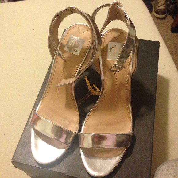 Silver/Metallic Dolce Vita 4inch heels