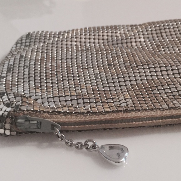 Whiting and Davis Clutches & Wallets - Vintage Whiting & Davis silver mesh zip pouch