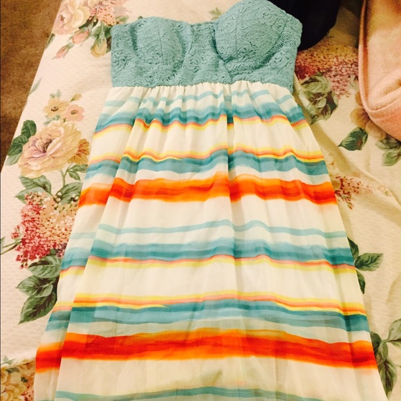 Summer dress. Maxi
