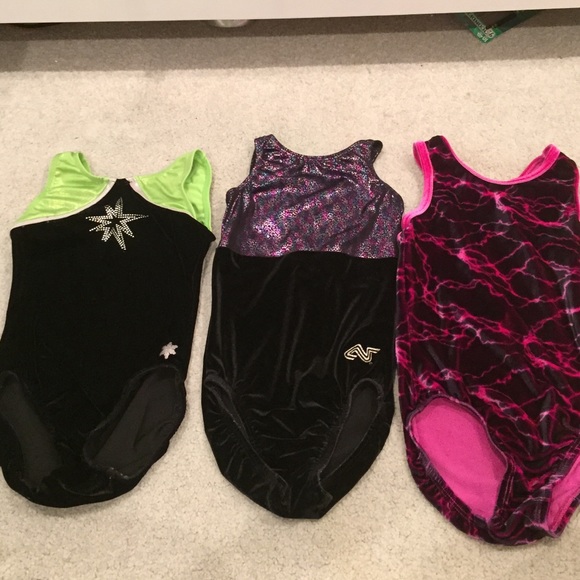 3 piece kids leotard set