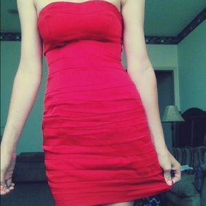 Sexy red dress