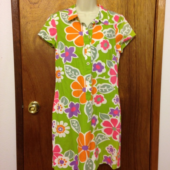 BODEN RETRO PRINT POLO DRESS