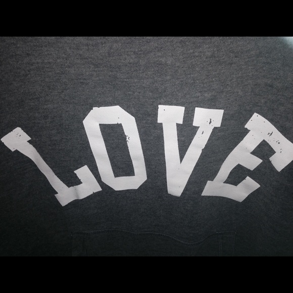 Pink & Gray "LOVE" Crewneck : SWAP OR SELL - Picture 3 of 4