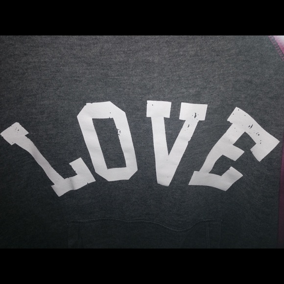 Pink & Gray "LOVE" Crewneck : SWAP OR SELL - Picture 4 of 4