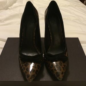 Leopard Pointy Toe Pump