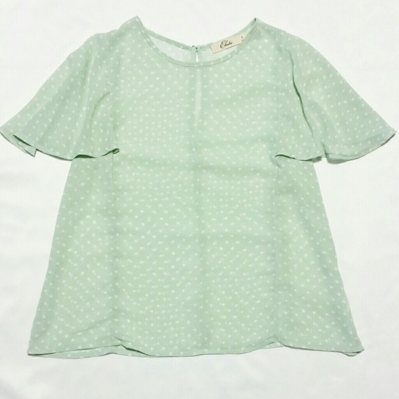 ● S O L D ● Elodie chiffon ruffled top