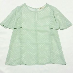 ● S O L D ● Elodie chiffon ruffled top