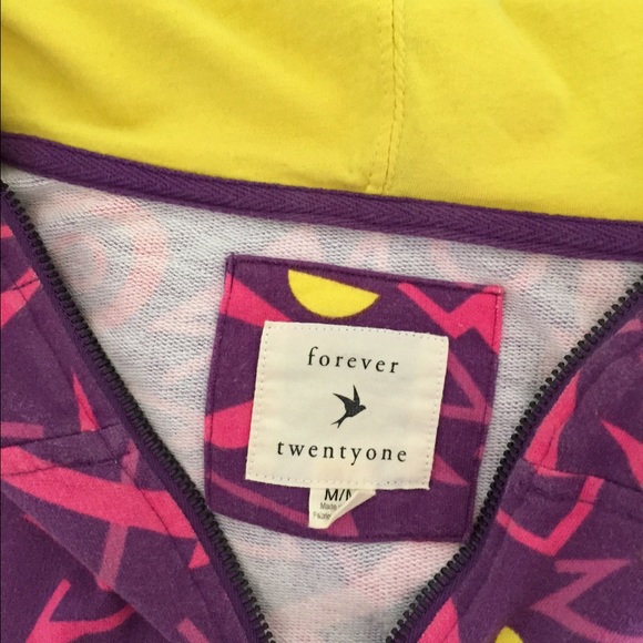 Forever 21 Athletic Sweater💜 - Picture 2 of 2