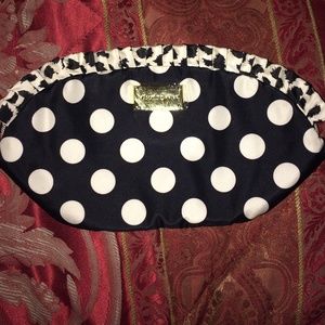 Betsy Johnson makeup bag polkadots
