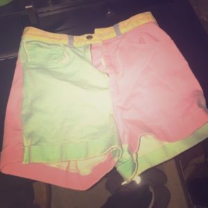 American apparel high waisted shorts