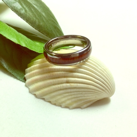 🆕Mele Hawaiian Koa Wood Ring - Picture 3 of 5